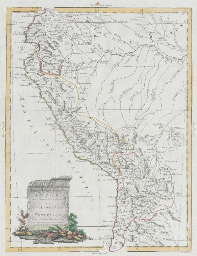 Map of Peru, 1785